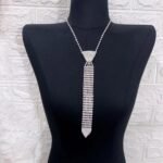 Diamond Necktie Long Choker - Image 3