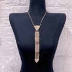 Diamond Necktie Long Choker - Image 4